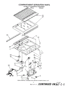 04 - Compartment Separator parts for Whirlpool Refrigerator ET22DKXWN00 from AppliancePartsPros.com