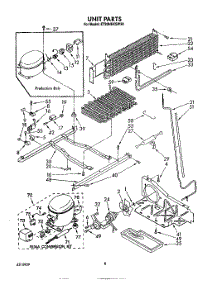 07 - Unit parts for Whirlpool Refrigerator ET20NKXSW20 from AppliancePartsPros.com