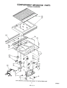 04 - Compartment Separator parts for Whirlpool Refrigerator ET22DMXSW00 from AppliancePartsPros.com