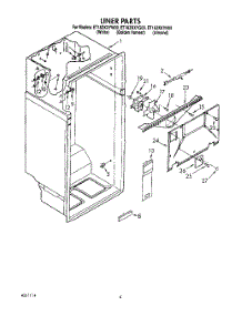 02 - Liner parts for Whirlpool Refrigerator ET18ZKXYG00 from AppliancePartsPros.com