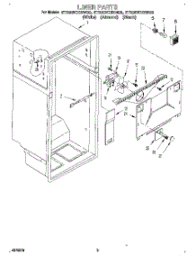 02 - Liner parts for Whirlpool Refrigerator ET20DKXBB00 from AppliancePartsPros.com
