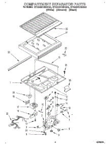 03 - Compartment Separator parts for Whirlpool Refrigerator ET20DKXBB00 from AppliancePartsPros.com