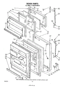 06 - Door , Parts Not Illustrated parts for Whirlpool Refrigerator ET20EKXPWR0 from AppliancePartsPros.com