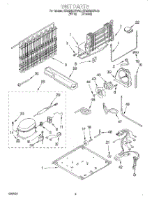 05 - Unit parts for Whirlpool Refrigerator ET22DMXFN00 from AppliancePartsPros.com