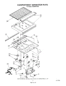 04 - Compartment Separator parts for Whirlpool Refrigerator ET25DMXVW02 from AppliancePartsPros.com