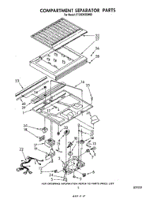 04 - Compartment Separator parts for Whirlpool Refrigerator ET20DKXSW00 from AppliancePartsPros.com