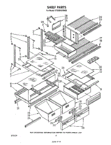 05 - Shelf , Lit / Optional parts for Whirlpool Refrigerator ET20DKXSW00 from AppliancePartsPros.com