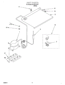 02 - Unit parts for Whirlpool Refrigerator ML02CCXHW from AppliancePartsPros.com