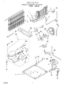 04 - Unit parts for Whirlpool Refrigerator ET21PKXFN01 from AppliancePartsPros.com