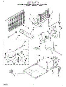 05 - Unit parts for Whirlpool Refrigerator ET21DKXDB03 from AppliancePartsPros.com