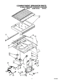 03 - Compartment Separator parts for Whirlpool Refrigerator ET20DKXWW01 from AppliancePartsPros.com