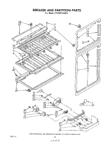 05 - Breaker And Partition parts for Whirlpool Refrigerator ET22MT1LWR0 from AppliancePartsPros.com