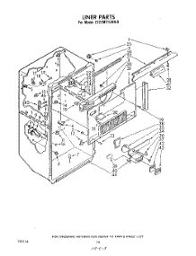 09 - Liner , Not Illustrated And Optional parts for Whirlpool Refrigerator ET22MT1LWR0 from AppliancePartsPros.com