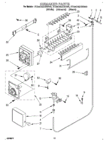 07 - Icemaker parts for Whirlpool Refrigerator ET25DMXBB00 from AppliancePartsPros.com