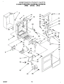 09 - Dispenser Front parts for Whirlpool Refrigerator ET25DQRDB00 from AppliancePartsPros.com