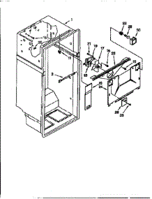 Liner parts for Whirlpool Refrigerator ET22DMXBN02 from AppliancePartsPros.com