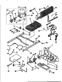 Unit parts for Whirlpool Refrigerator ET22DMXBN02 from AppliancePartsPros.com