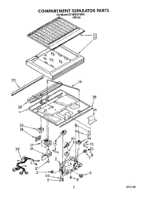 03 - Compartment Separator parts for Whirlpool Refrigerator RT18RKXYW00 from AppliancePartsPros.com