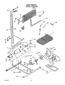 05 - Unit parts for Whirlpool Refrigerator RT18RKXYW00 from AppliancePartsPros.com