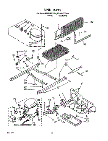 07 - Unit parts for Whirlpool Refrigerator ET20NKXZN01 from AppliancePartsPros.com