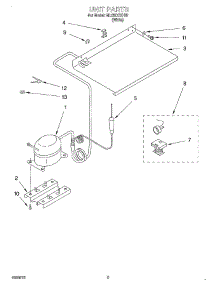 02 - Unit parts for Whirlpool Refrigerator ML03CCXHW from AppliancePartsPros.com
