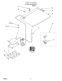 02 - Unit parts for Whirlpool Refrigerator ML03CCXHW1 from AppliancePartsPros.com