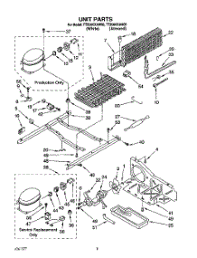 07 - Unit parts for Whirlpool Refrigerator TT20AKXAW00 from AppliancePartsPros.com