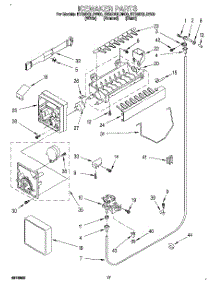 10 - Icemaker, Lit / Optional parts for Whirlpool Refrigerator ET25DQLDB00 from AppliancePartsPros.com