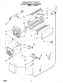 06 - Icemaker, Lit / Optional parts for Whirlpool Refrigerator ET20NMXDW01 from AppliancePartsPros.com