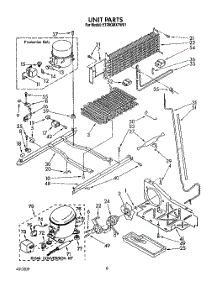 07 - Unit parts for Whirlpool Refrigerator ET20GMXTM01 from AppliancePartsPros.com