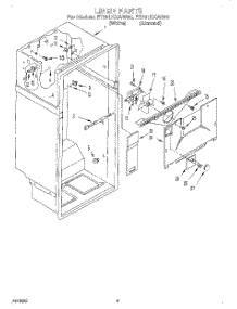 02 - Liner parts for Whirlpool Refrigerator ET20LKXAW00 from AppliancePartsPros.com