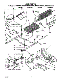 07 - Unit parts for Whirlpool Refrigerator ET20NMYAN00 from AppliancePartsPros.com