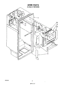 03 - Liner parts for Whirlpool Refrigerator ET18PKXSW00 from AppliancePartsPros.com