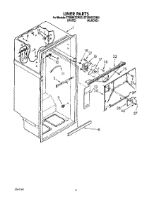 02 - Liner parts for Whirlpool Refrigerator ET20NKXZW00 from AppliancePartsPros.com