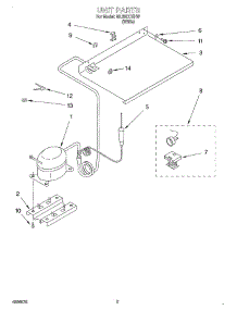 02 - Unit parts for Whirlpool Refrigerator ML05CCXHW from AppliancePartsPros.com