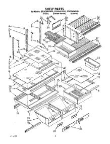 04 - Shelf, Lit / Optional parts for Whirlpool Refrigerator ET20DKXWN03 from AppliancePartsPros.com