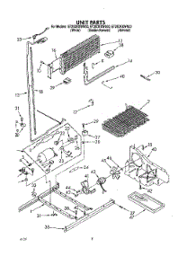 05 - Unit parts for Whirlpool Refrigerator ET20DKXWG03 from AppliancePartsPros.com