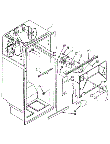 Liner parts for Whirlpool Refrigerator ET20NKXSM11 from AppliancePartsPros.com