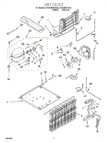 04 - Unit parts for Whirlpool Refrigerator ET20GMXFN00 from AppliancePartsPros.com
