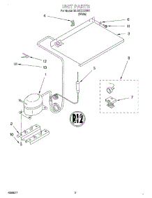 02 - Unit parts for Whirlpool Refrigerator ML02CCXHW1 from AppliancePartsPros.com