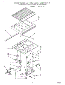 03 - Compartment Separator parts for Whirlpool Refrigerator ET20LKXAN00 from AppliancePartsPros.com