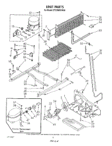 06 - Unit parts for Whirlpool Refrigerator ET22DMXVF00 from AppliancePartsPros.com