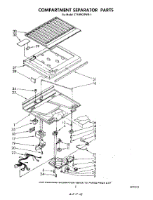 04 - Compartment Separator parts for Whirlpool Refrigerator ET18PKXPWR1 from AppliancePartsPros.com