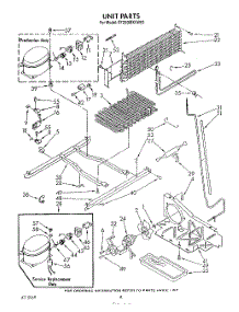 06 - Unit parts for Whirlpool Refrigerator ET25DMXVW03 from AppliancePartsPros.com