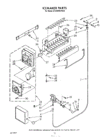 08 - Icemaker parts for Whirlpool Refrigerator ET25DMXVW03 from AppliancePartsPros.com