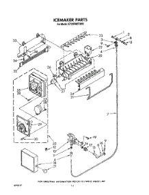 10 - Icemaker, Lit / Optional parts for Whirlpool Refrigerator ET20RMXTG00 from AppliancePartsPros.com