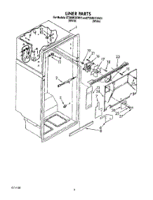 02 - Liner parts for Whirlpool Refrigerator ET20RKXXW01 from AppliancePartsPros.com