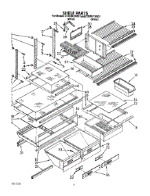 04 - Shelf, Lit / Optional parts for Whirlpool Refrigerator ET20RKXXW01 from AppliancePartsPros.com