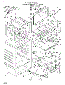 02 - Liner parts for Whirlpool Refrigerator ET19DKXFN00 from AppliancePartsPros.com