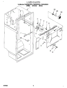 02 - Liner parts for Whirlpool Refrigerator ET25DMXBW01 from AppliancePartsPros.com